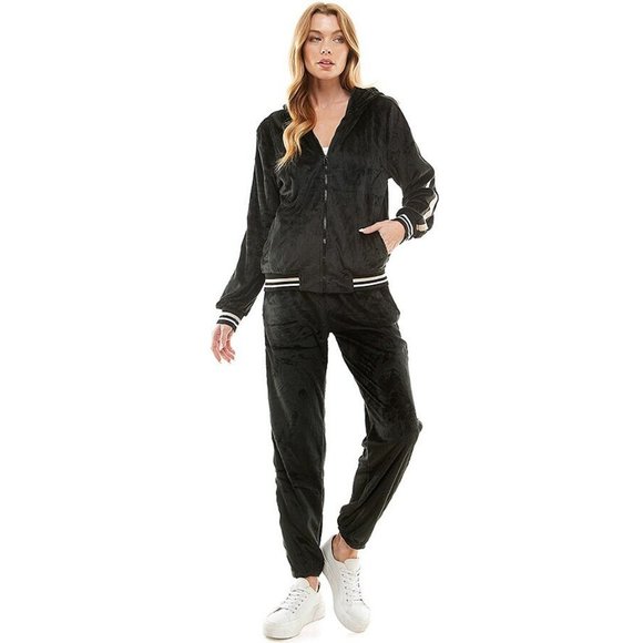 Hoodies Tracksuit Set Woman Comfortable Breathable Set - Picture 7 of 9
